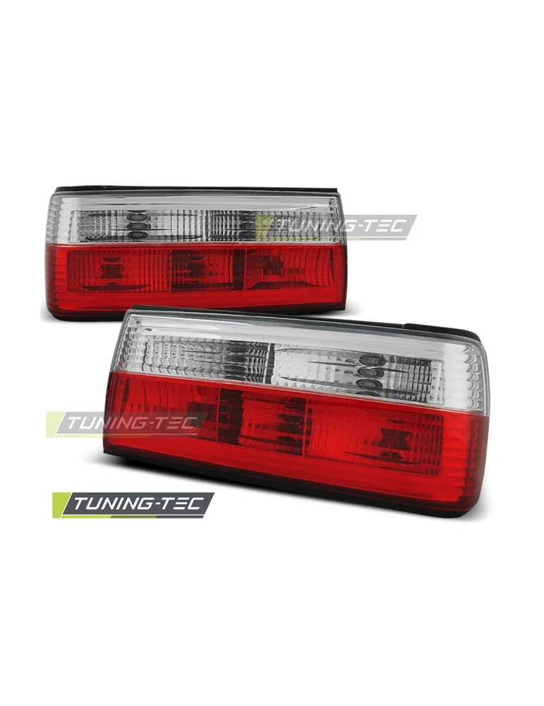 Feux arrière rouges blancs pour BMW E30 09.87-10.90