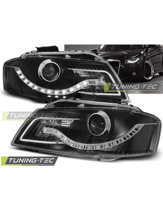 Phares à LED noirs pour Audi A3 8P (2003 - 2008)