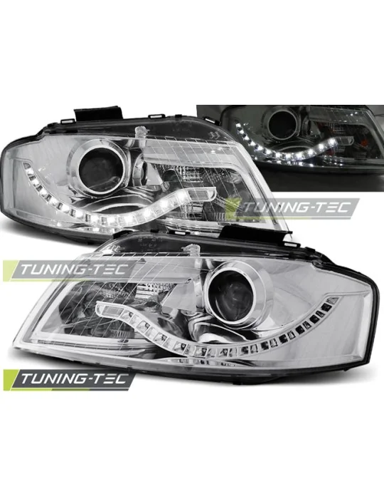 Phares à LED chromés pour Audi A3 8P (2003 - 2008)