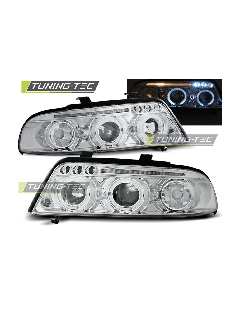 Phares chromés pour AUDI A4 01.99-09.00