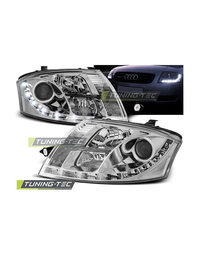 Phares à LED chromés pour AUDI TT 99-06