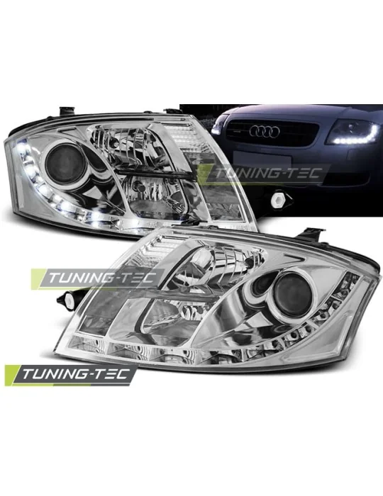 Phares à LED chromés pour Audi TT (1999 - 2006)