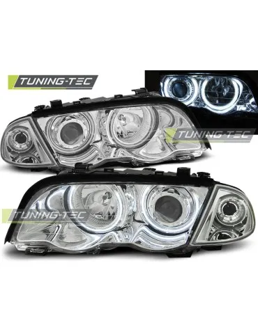Phares chromés pour BMW E46 05.98-08.01 S/T