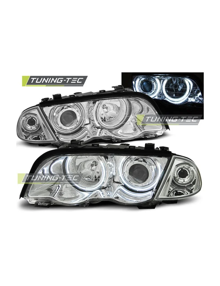 Phares chromés pour BMW E46 05.98-08.01 S/T