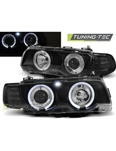 Phares noirs pour BMW E38 09.98-07.01