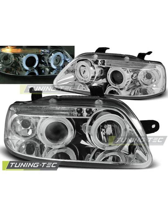 Phares chromés pour Chevrolet Aveo (2003 - 2006)