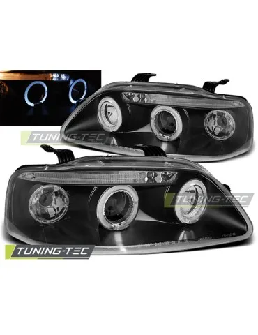 Phares noirs pour CHEVROLET AVEO 03-06