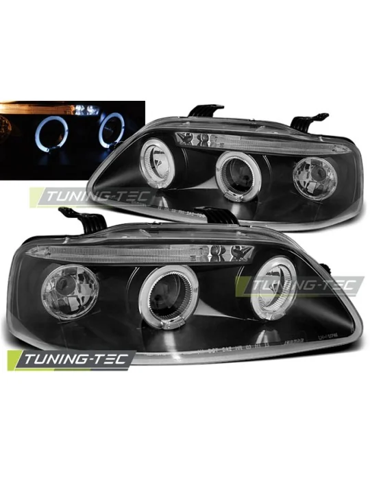 Phares noirs pour Chevrolet Aveo (2003 - 2006)