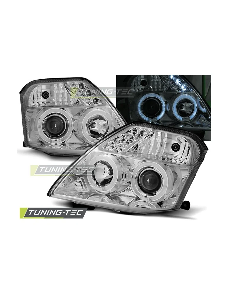 Phares chromés pour CITROEN C2 09.03-10