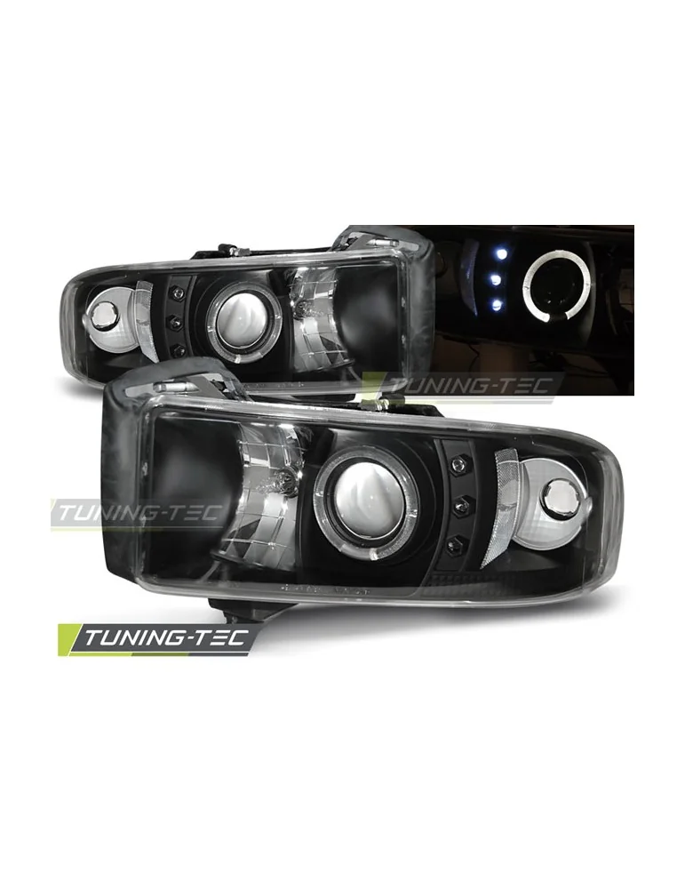 Phares noirs pour DODGE RAM 94-01