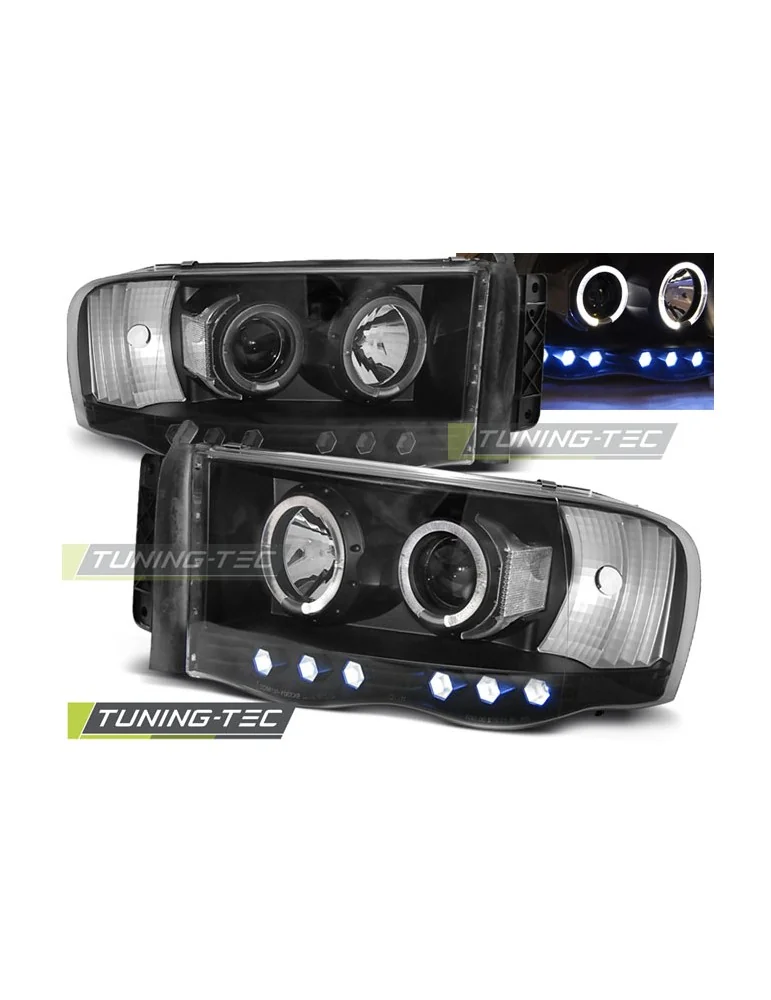 Phares noirs pour DODGE RAM 02-06