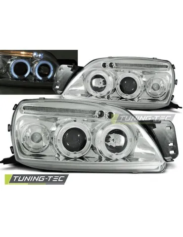 Phares chromés pour FORD FIESTA MK5 09.99-04.02