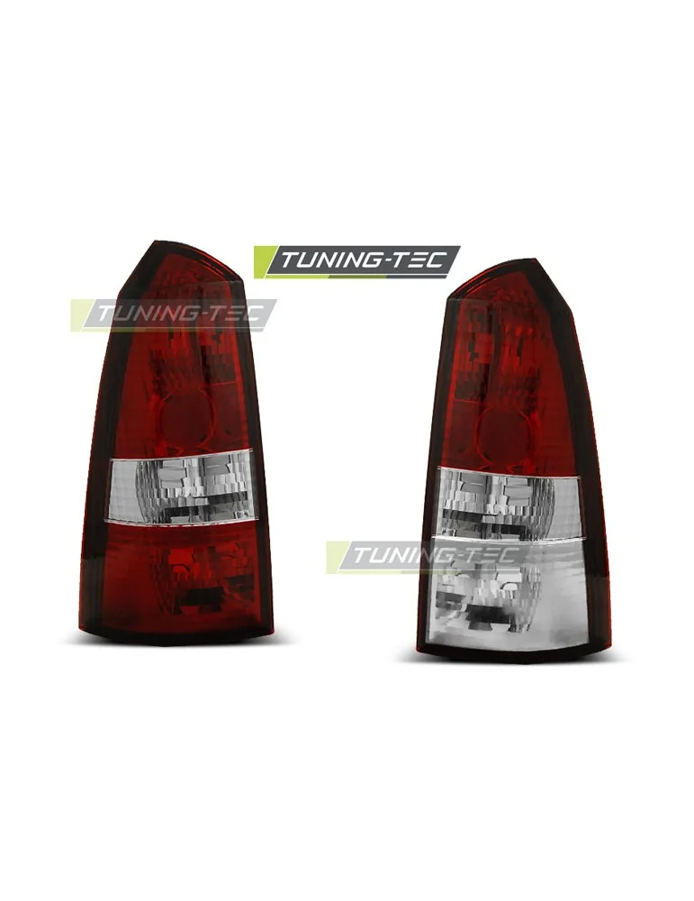 Feux arrière rouges blancs pour FORD FOCUS 1 10.98-10.04 TOURNIER