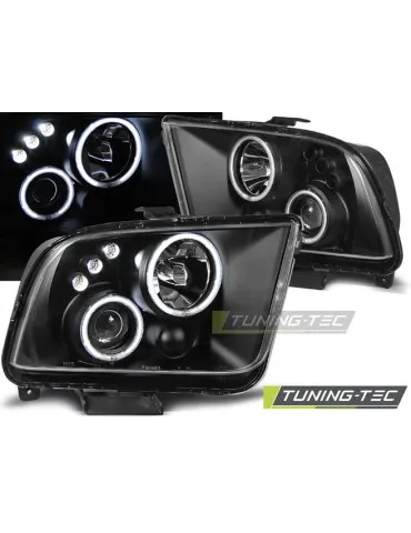 Phares noirs pour FORD MUSTANG 04-09