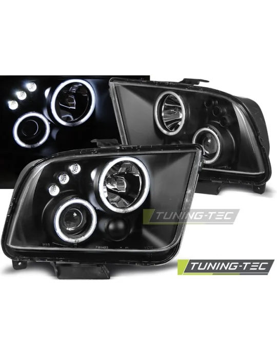Phares noirs pour Ford Mustang (2004 - 2009)