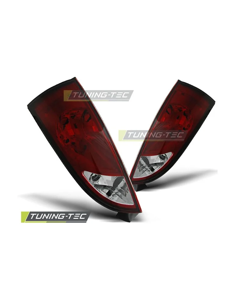 Feux arrière rouges blancs pour FORD FOCUS 1 10.98-10.04 HB