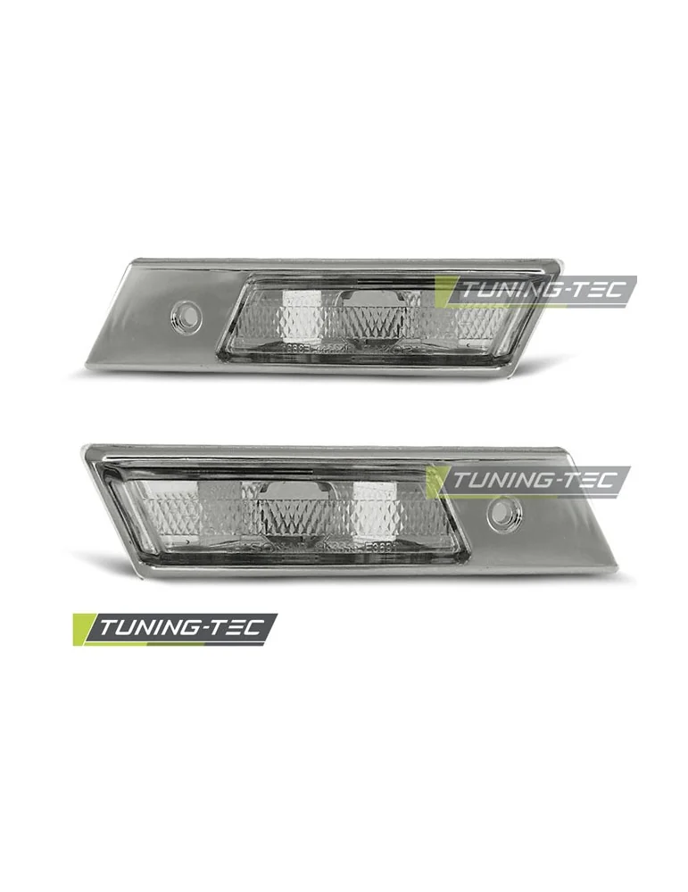 Répétiteurs latéraux chromés pour BMW E34/E32/E36 12.90-09.96