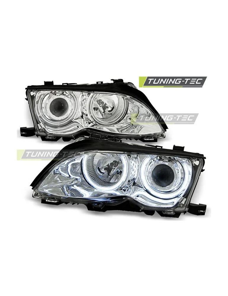 Phares chromés pour BMW E46 09.01-03.05