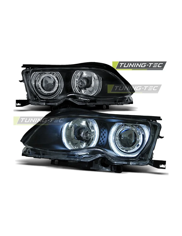Phares noirs pour BMW E46 09.01-03.05