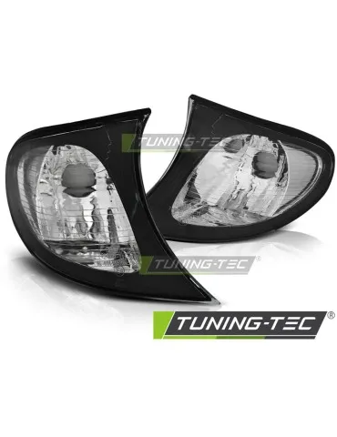 Clignotants avant noirs pour BMW E46 09.01-03.05