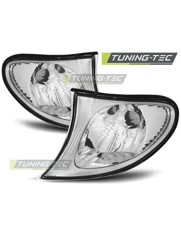 Clignotants avant chromés pour BMW E46 09.01-03.05