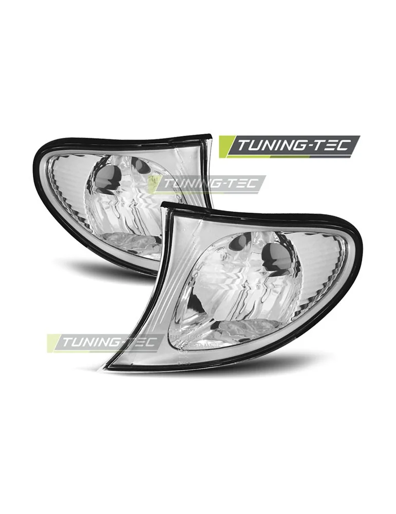 Clignotants avant chromés pour BMW E46 09.01-03.05
