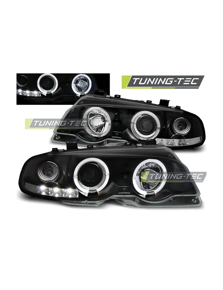 Phares noirs pour BMW E46 04.99-03.03 Coupé