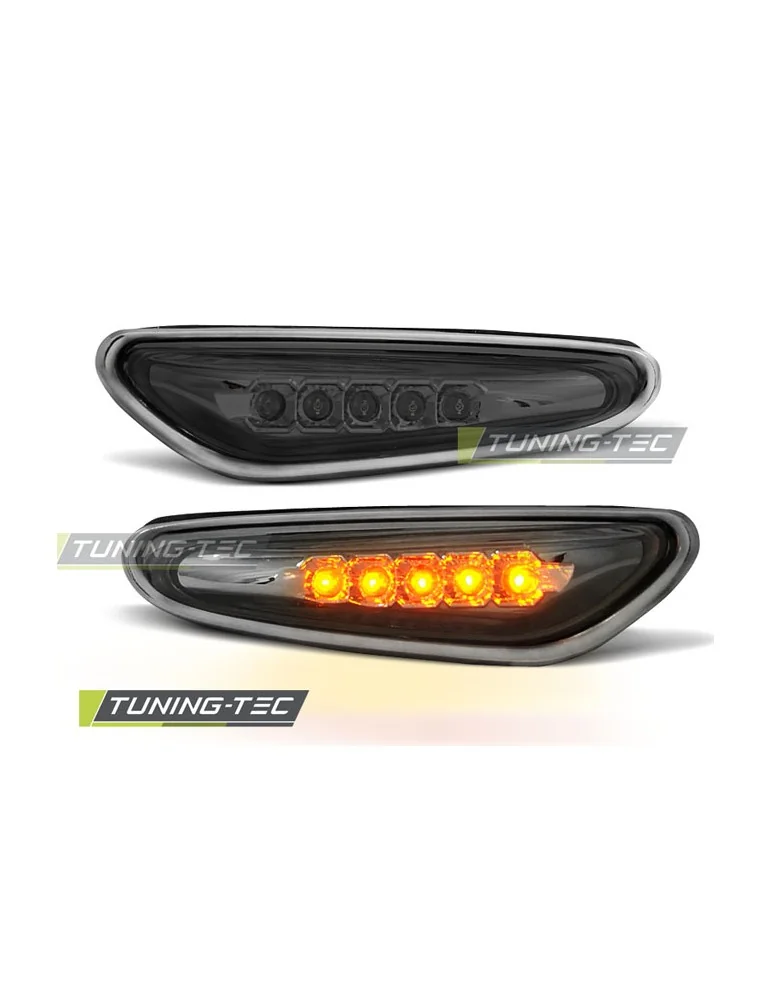 Répétiteurs latéraux à LED fumés pour BMW E46 09.01-03.05
