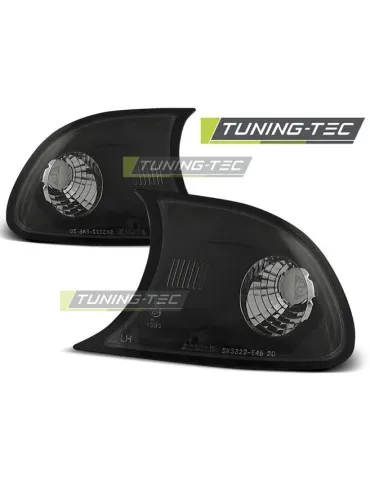 Clignotants avant noirs pour BMW E46 04.99-08.01 Coupé
