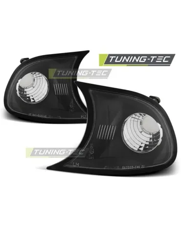 Clignotants avant noirs pour BMW E46 09.01-03.03 Coupé