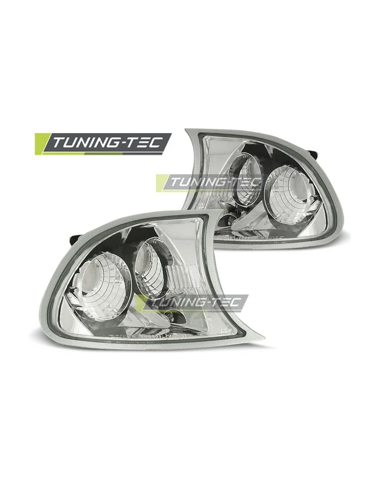 Clignotants avant chromés pour BMW E46 04.99-08.01 Coupé