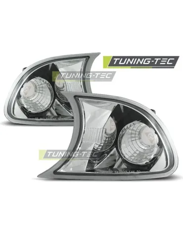Clignotants avant chromés pour BMW E46 09.01-03.03 Coupé