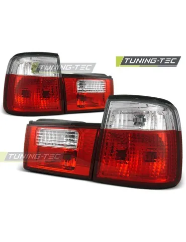 Feux arrière rouges blancs pour BMW E34 02.88-12.95