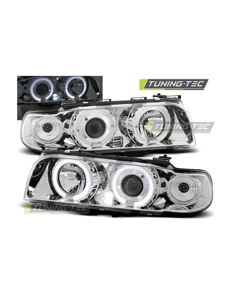 Phares chromés pour BMW E38 06.94 08.98