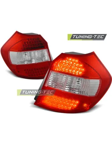 Feux arrière à LED rouges blancs pour BMW E87 04-08.07