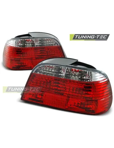 Feux arrière rouges blancs pour BMW E38 06.94-07.01