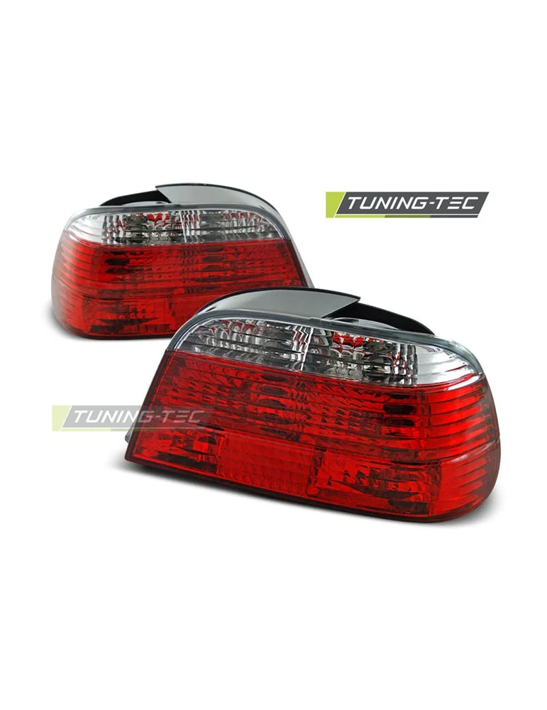 Feux arrière rouges blancs pour BMW E38 06.94-07.01