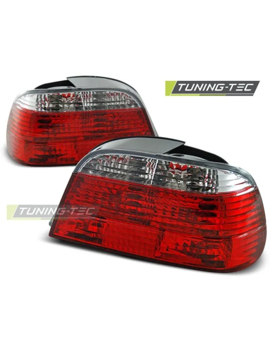Feux arrière rouges blancs pour BMW E38 (1994 - 2001)
