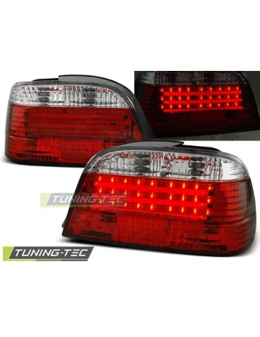 Feux arrière à LED rouges pour BMW E38 06.94-07.01