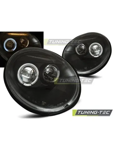 Phares noirs pour VW NEW BEETLE 10.98-05.05