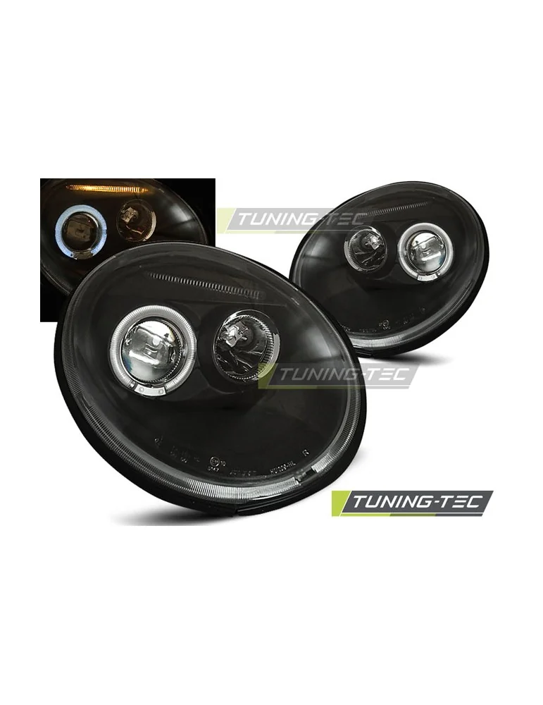 Phares noirs pour VW NEW BEETLE 10.98-05.05