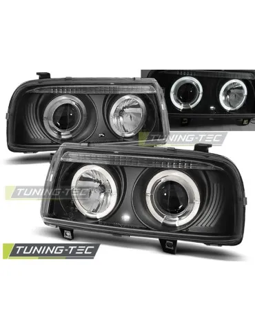 Phares noirs pour VW VENTO 01.92-08.98