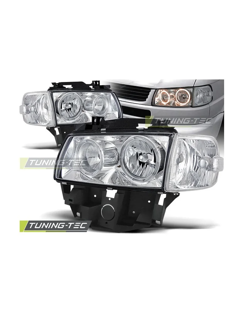 Phares chromés pour VW T4 08.96-03.03 BUS