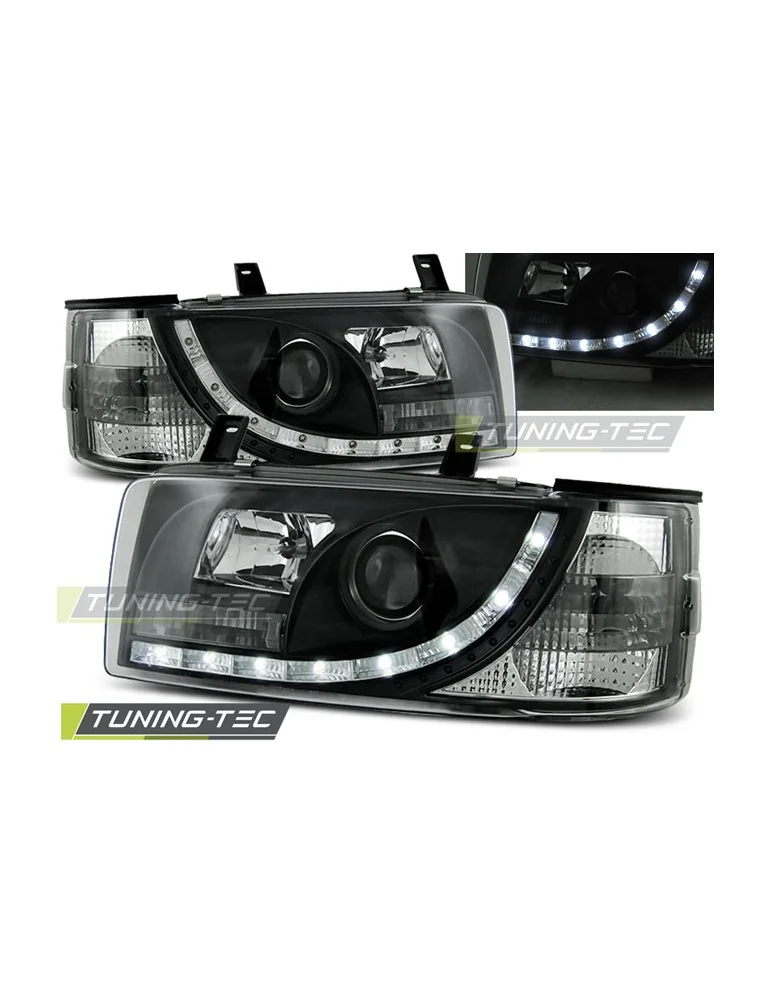 Phares à LED noirs pour VW T4 90-03.03 TRANSPORTER