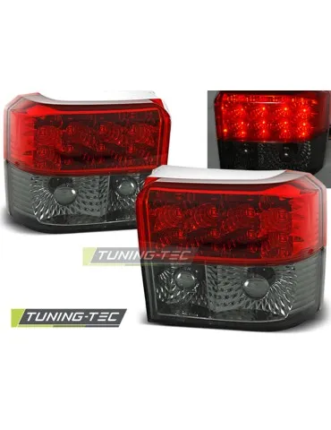 Feux arrière à LED fumés rouges pour VW T4 90-03.03