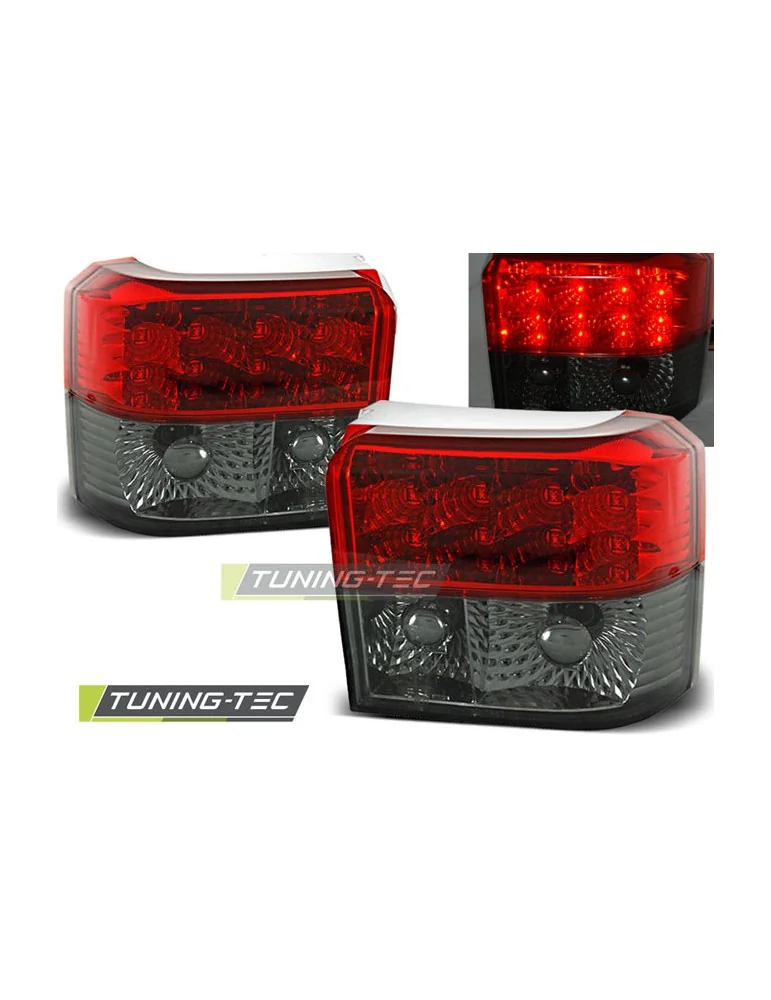 Feux arrière à LED fumés rouges pour VW T4 90-03.03