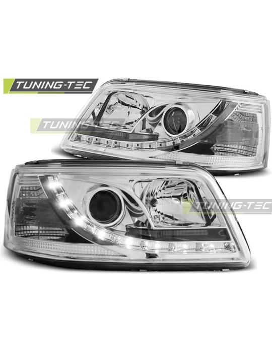 Phares à LED chromés pour VW T5 (2003 - 2009)