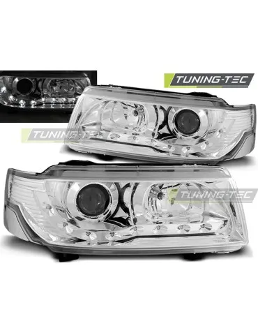 Phares à LED chromés pour VW PASSAT B4 11.93-05.97