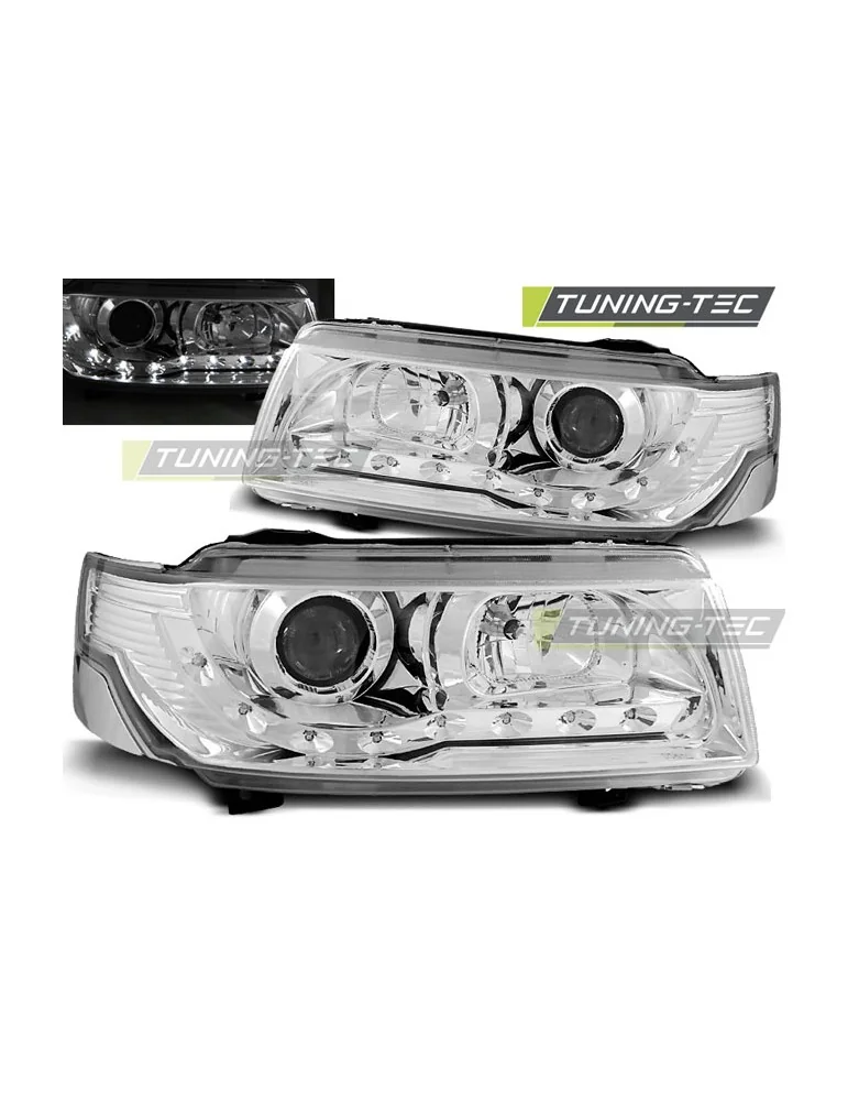Phares à LED chromés pour VW PASSAT B4 11.93-05.97