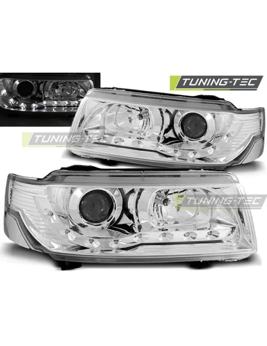 Phares à LED chromés pour VW Passat B4 (1993 - 1997)